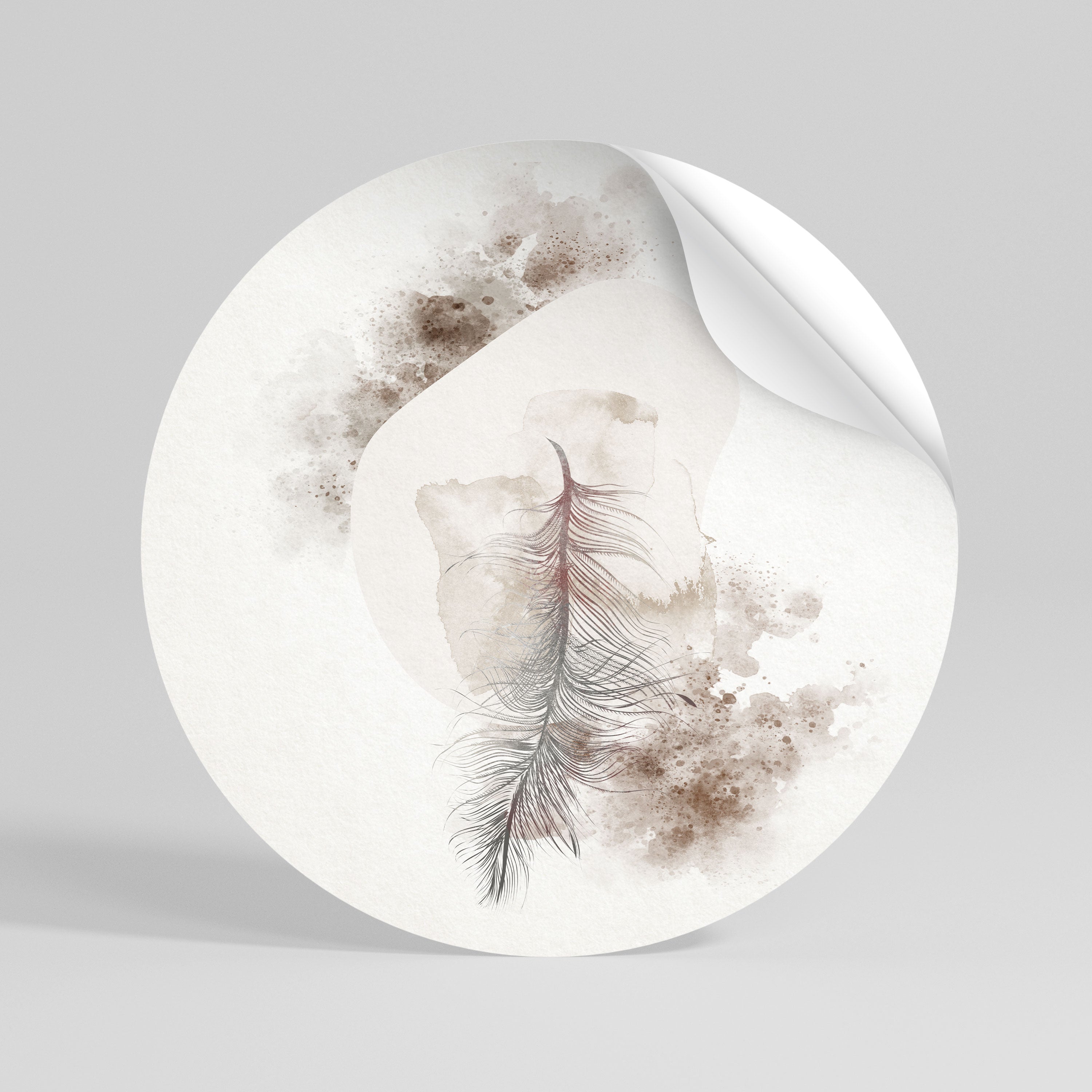 CHARMING DELICACY Kulatá samolepka