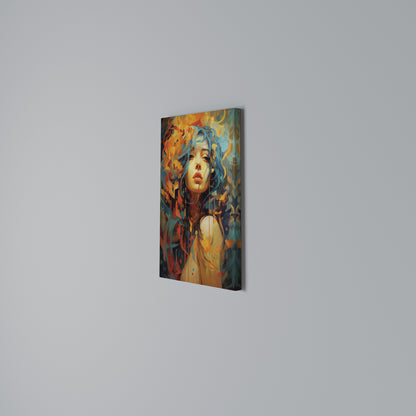 RAINBOW MUSE Vertical Canvas Print