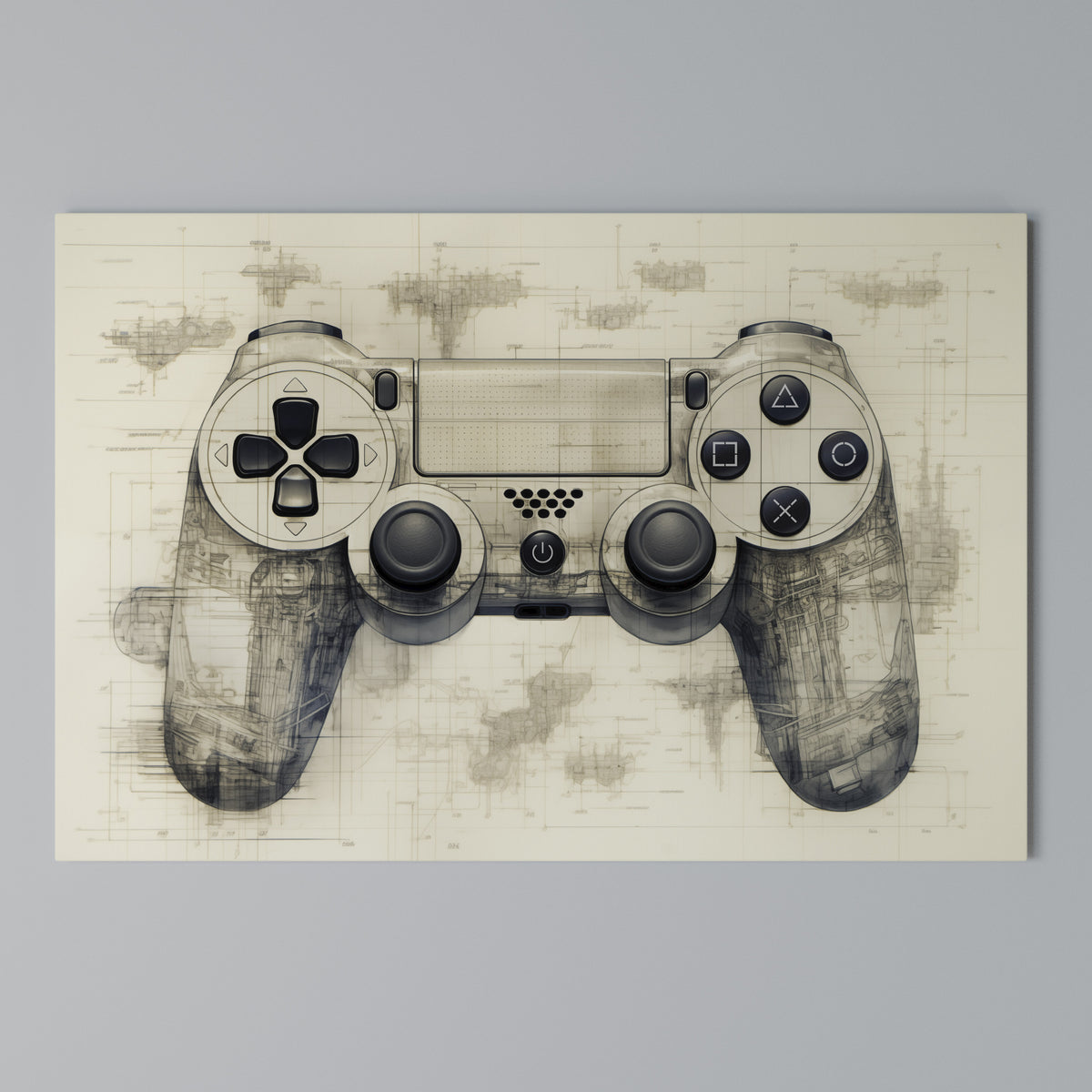 QUANTUM QUEST PAD Horizontal Canvas Print