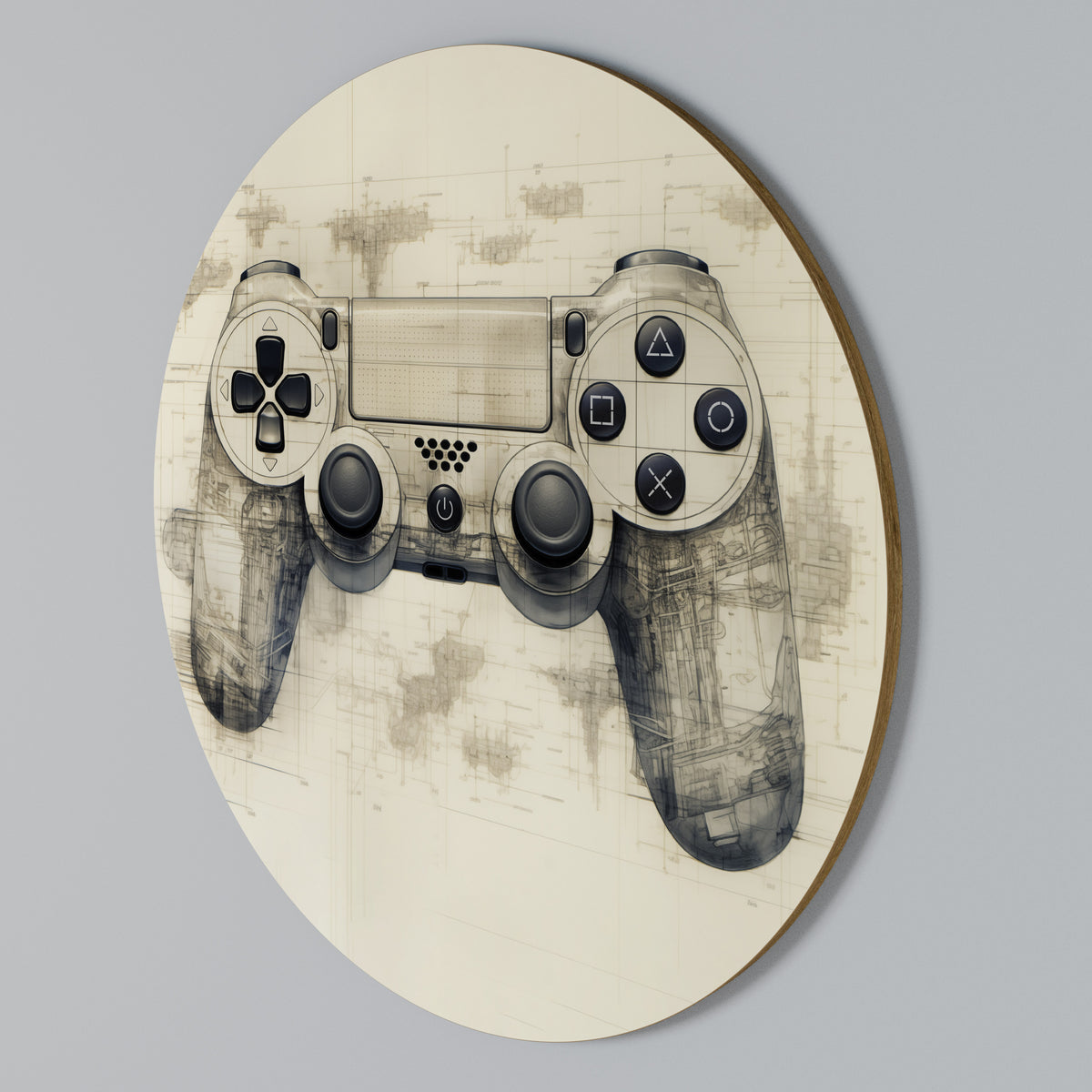 QUANTUM QUEST PAD Kulatá nástěnná dekorace