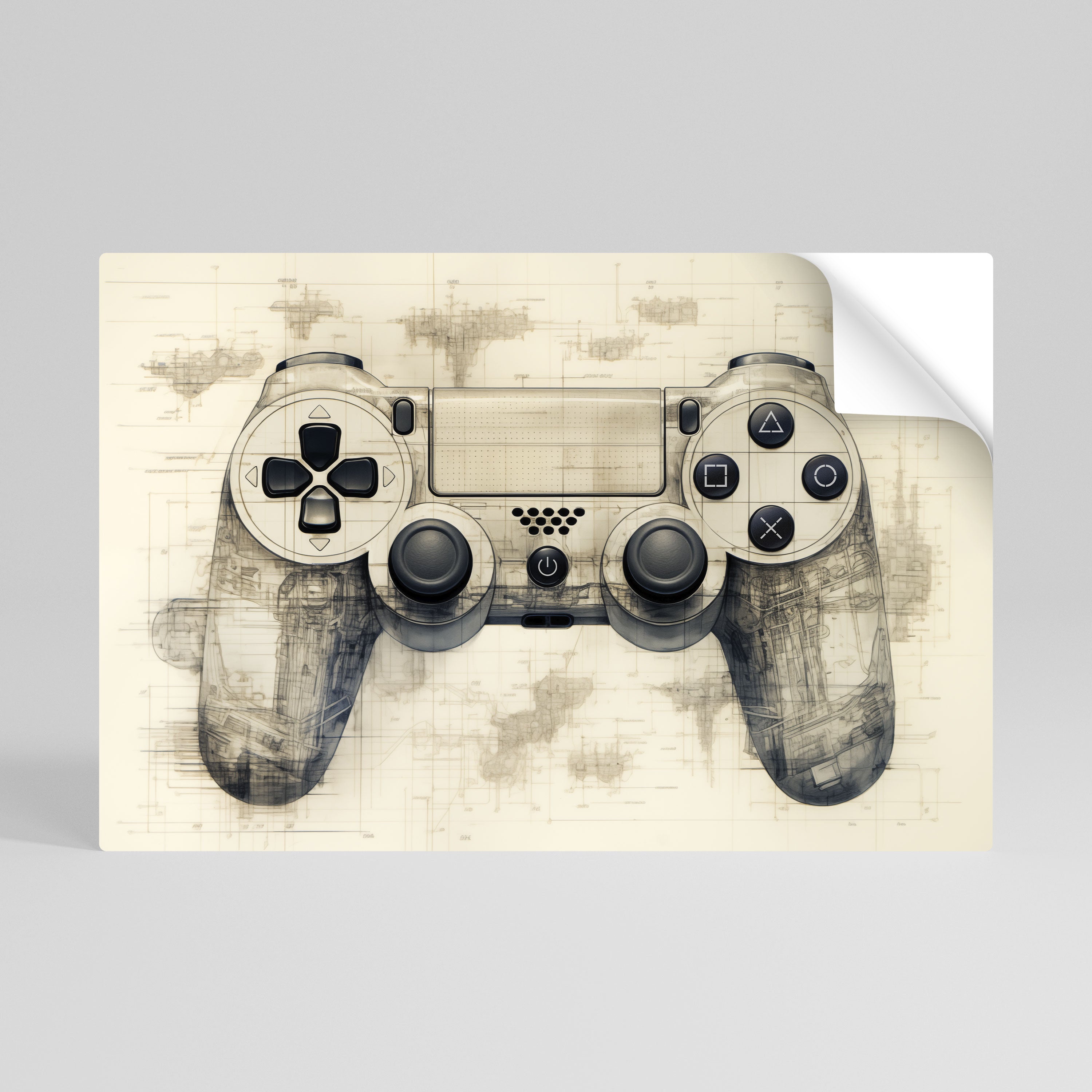 QUANTUM QUEST PAD Vodorovný samolepicí plakát