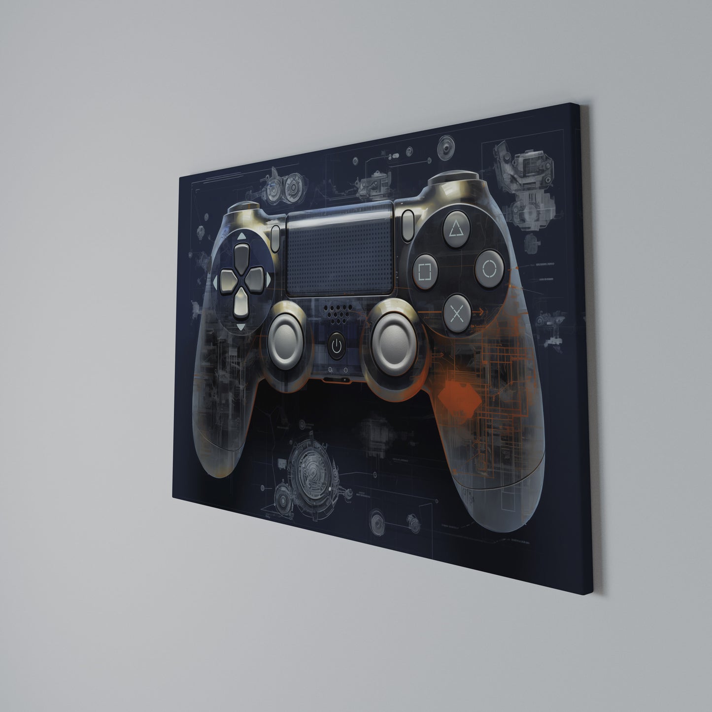 VIRTUAL VELOCITY PAD Horizontal Canvas Print
