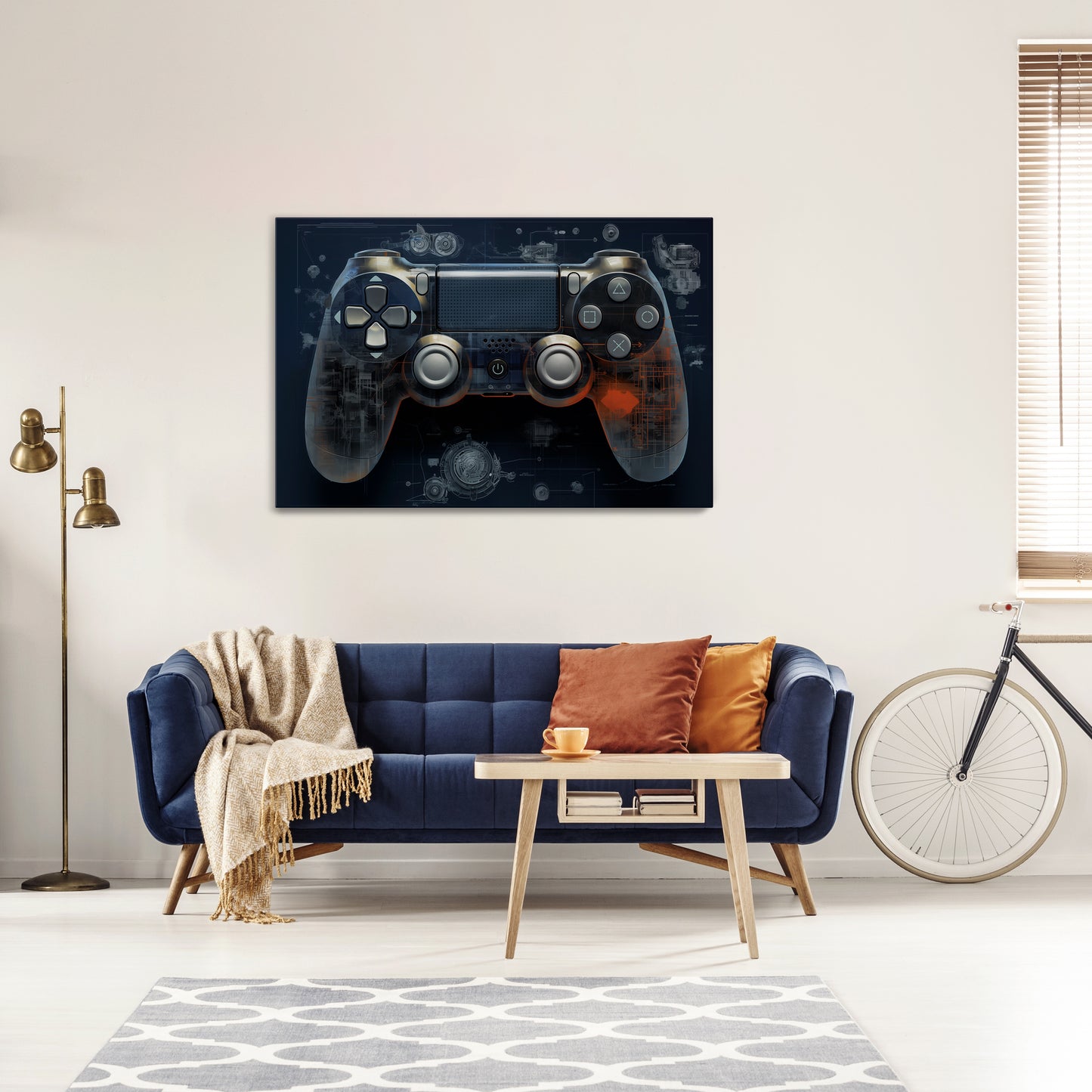 VIRTUAL VELOCITY PAD Horizontal Canvas Print