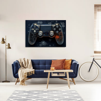 VIRTUAL VELOCITY PAD Horizontal Canvas Print