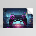SYNTHWAVE PAD Vodorovný samolepicí plakát
