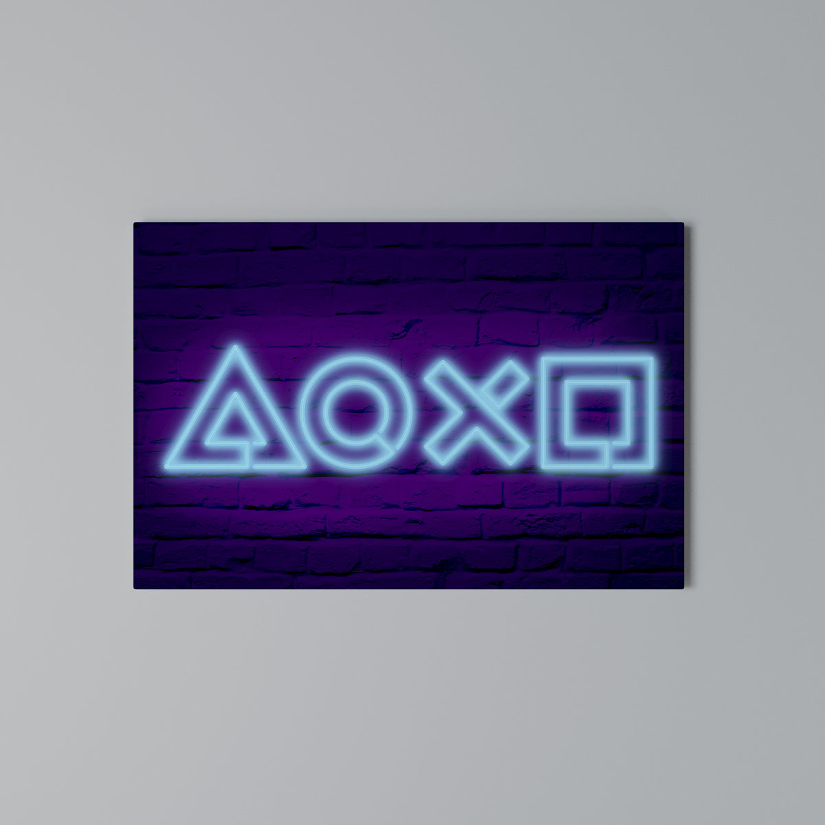 NEON PULSE GAMING Horizontal Canvas Print