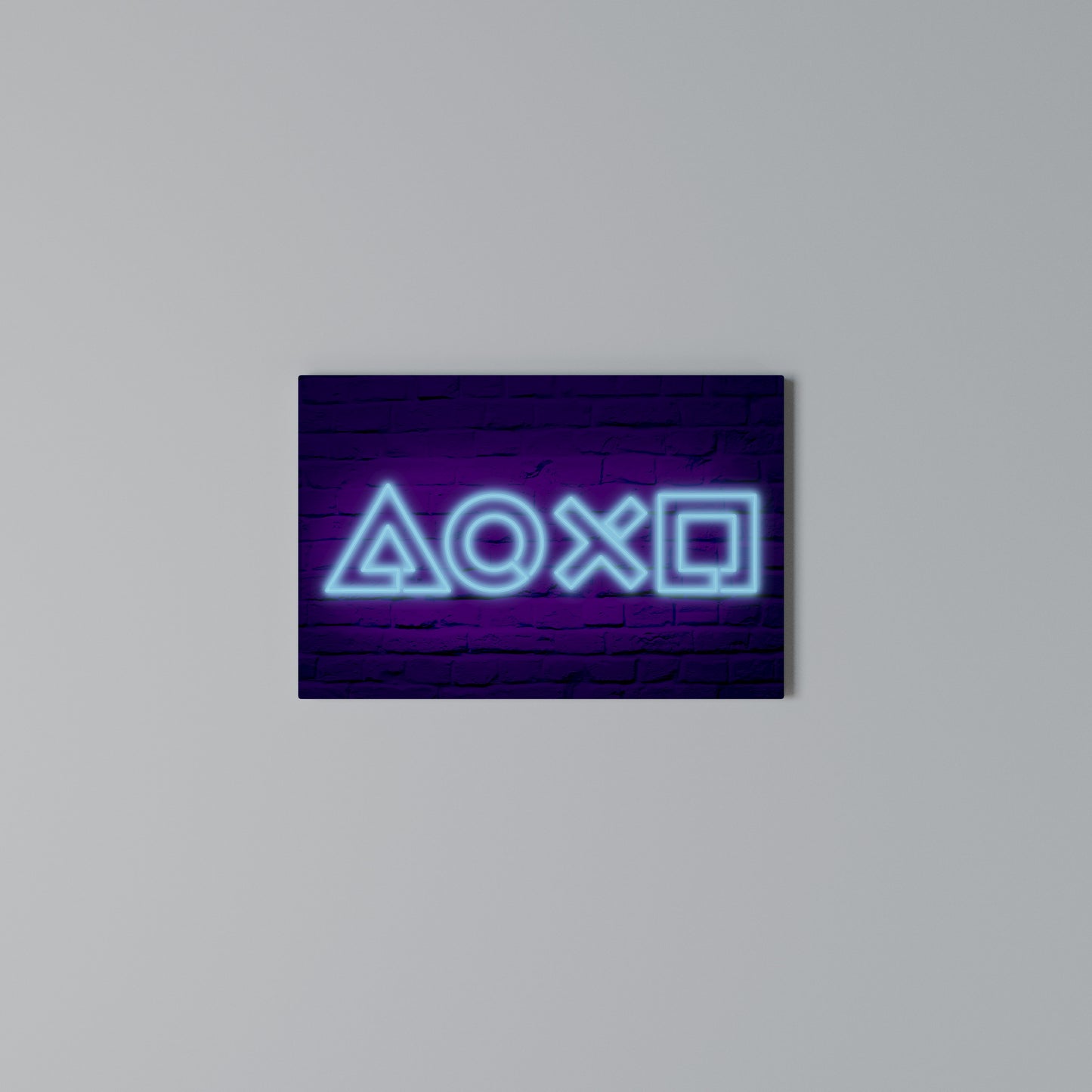 NEON PULSE GAMING Horizontal Canvas Print