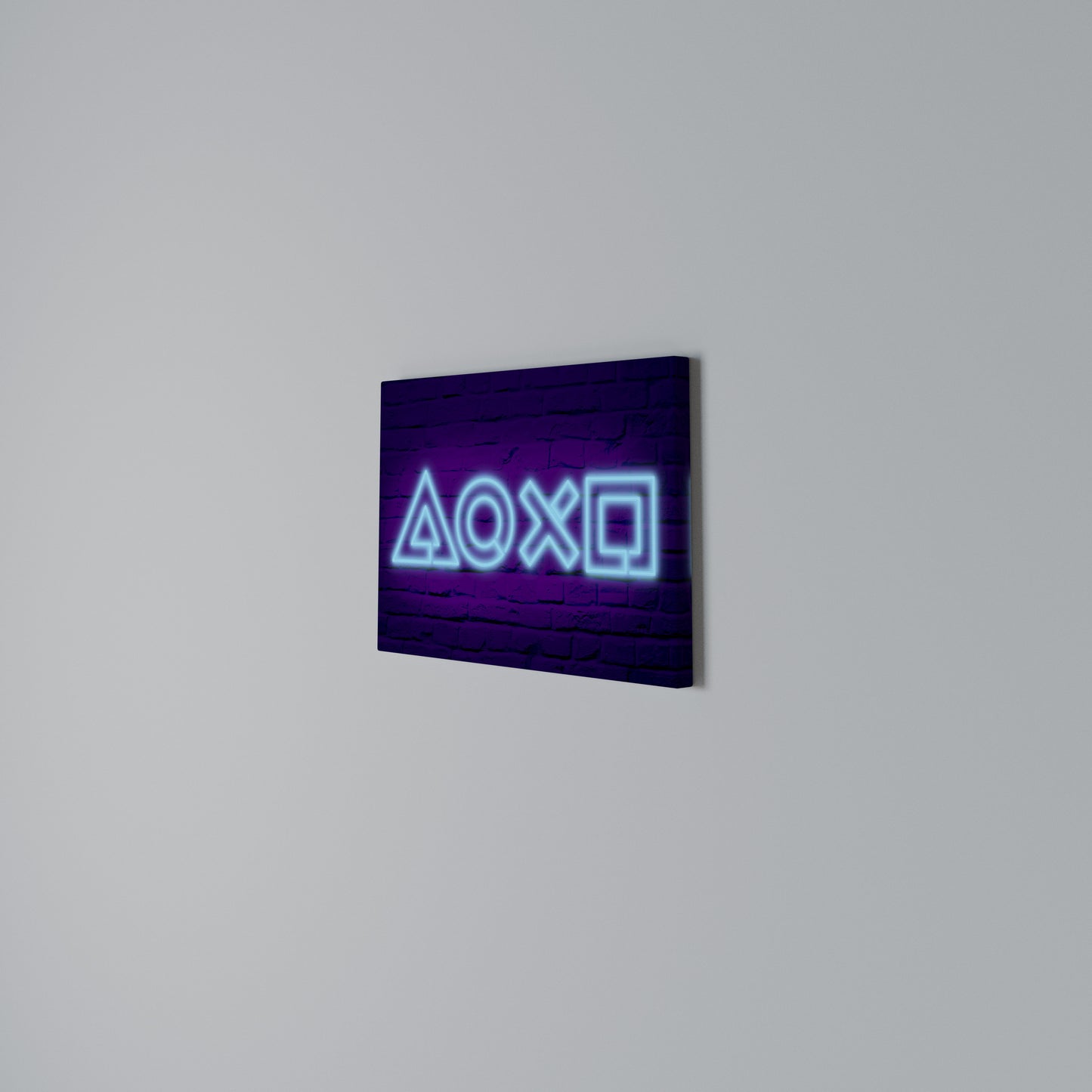 NEON PULSE GAMING Horizontal Canvas Print