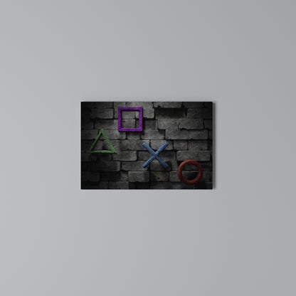 UNDERGOUND CONSOLE ICONS Horizontal Canvas Print