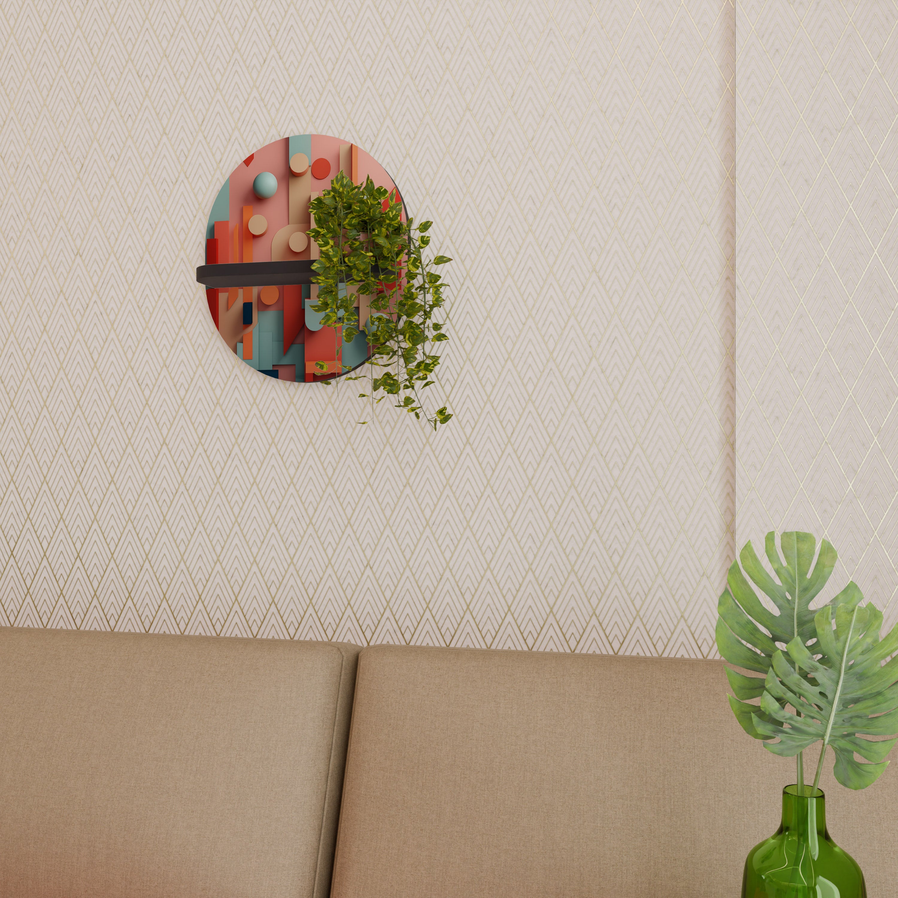 COLORBURST CONSTRUCT Designová police