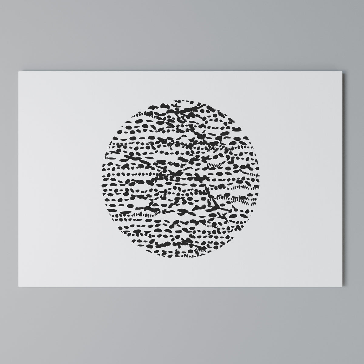 LUNAR LOOM Horizontal Canvas Print