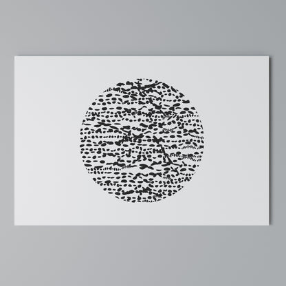 LUNAR LOOM Horizontal Canvas Print
