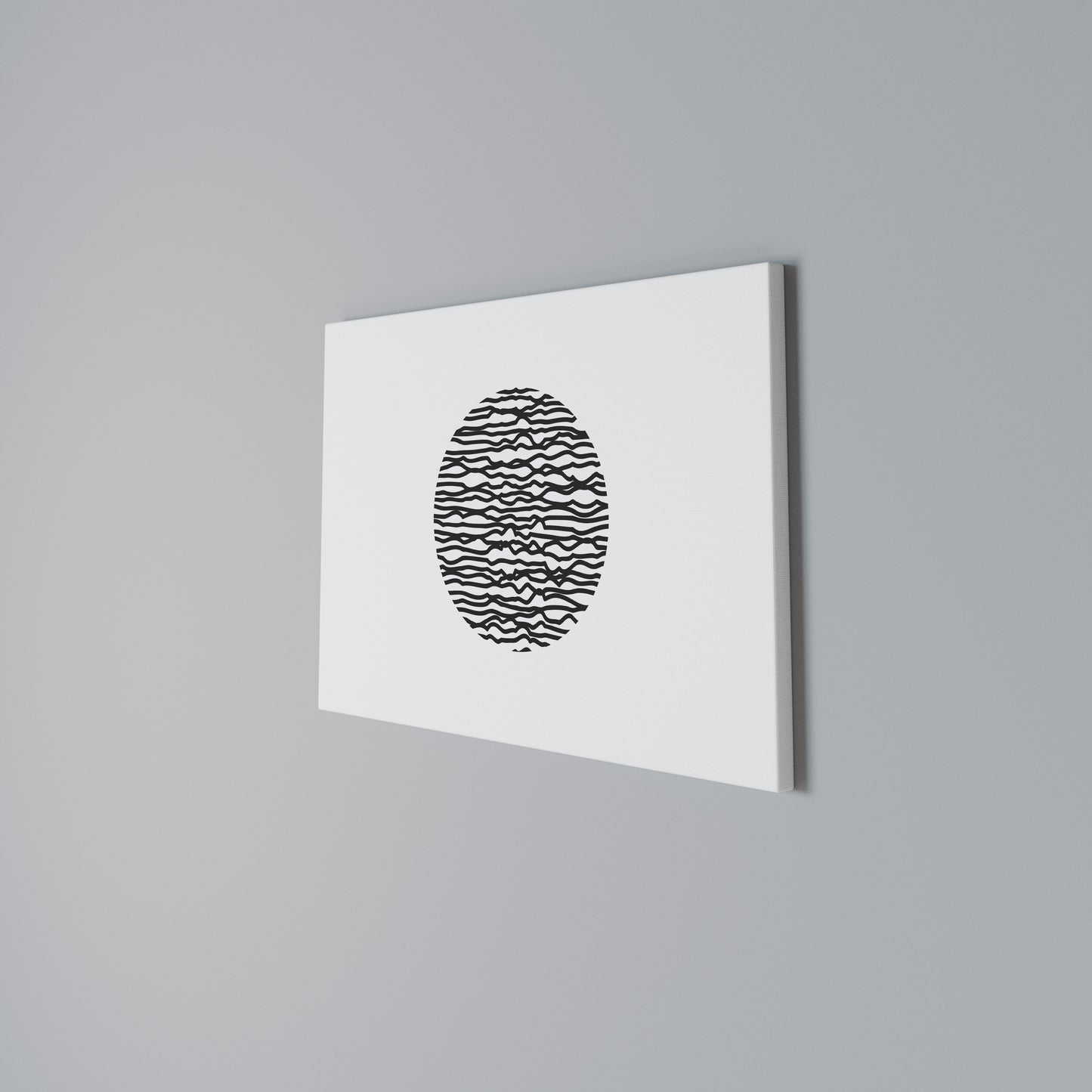 LUNA LINES Horizontal Canvas Print