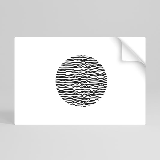 LUNA LINES Vodorovný samolepicí plakát
