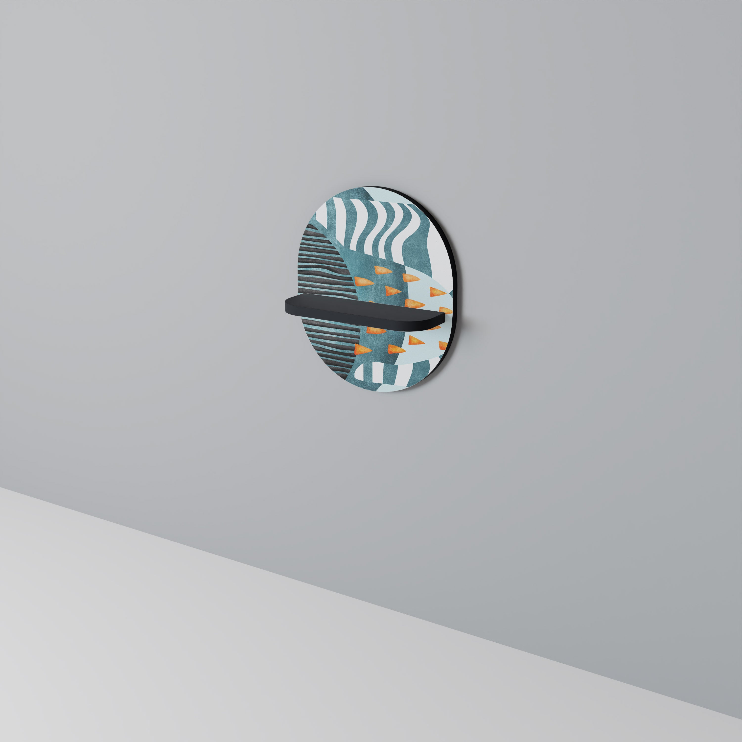 SHROUDED SHAPES Art Shelf