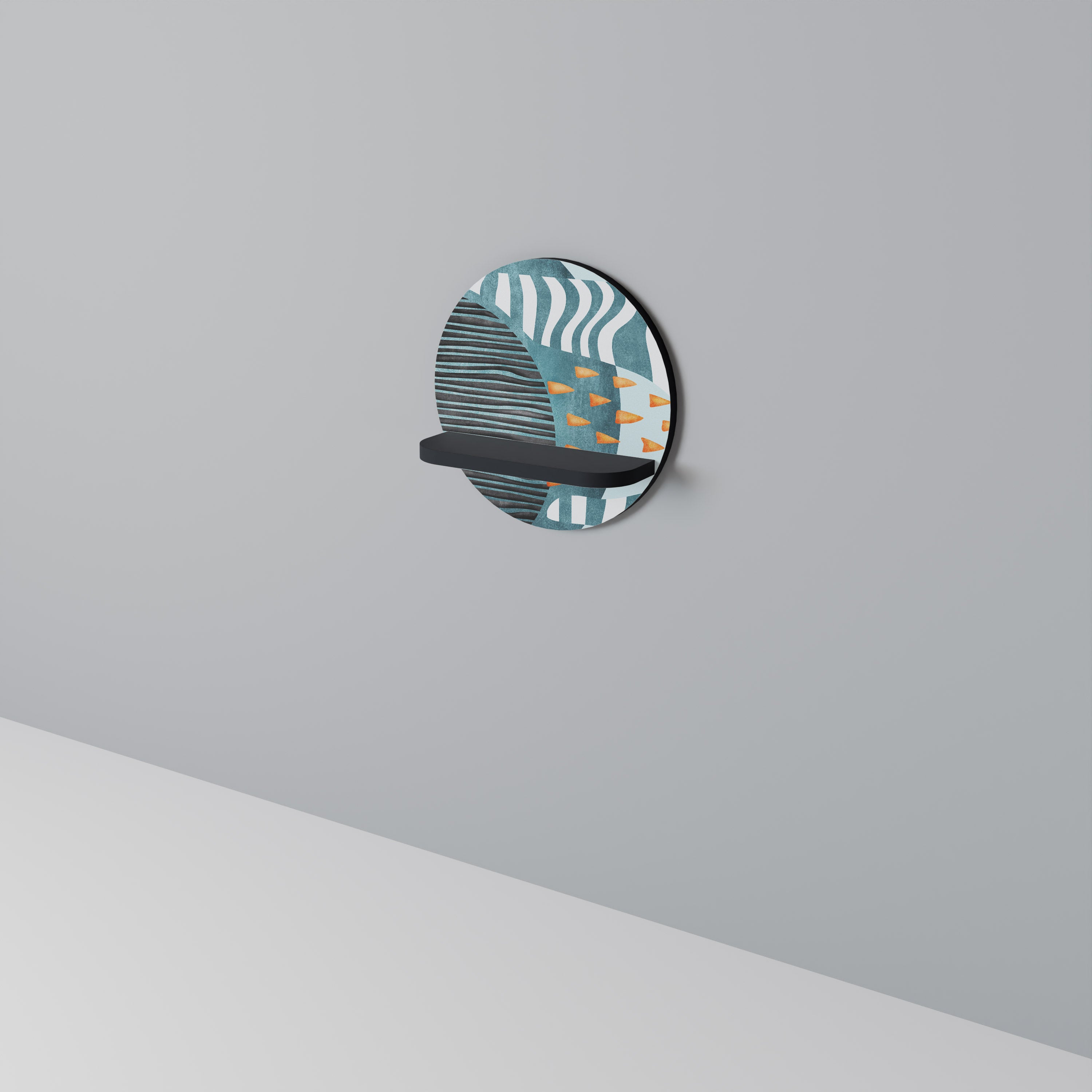 SHROUDED SHAPES Art Shelf