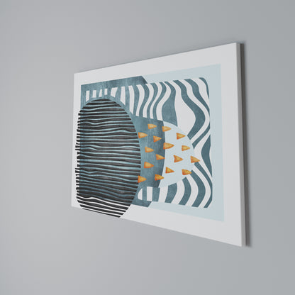 SHROUDED SHAPES Horizontal Canvas Print
