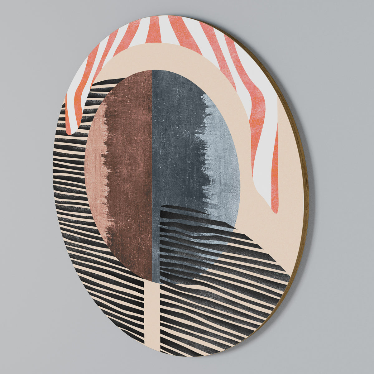 WHISPERS OF FORM Kulatá nástěnná dekorace