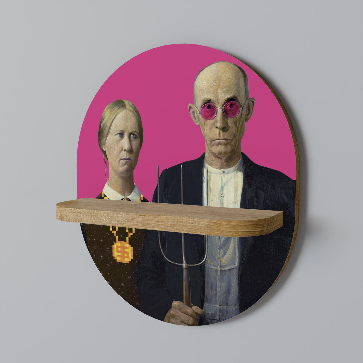 AMERICAN GOTHIC BLING Designová police