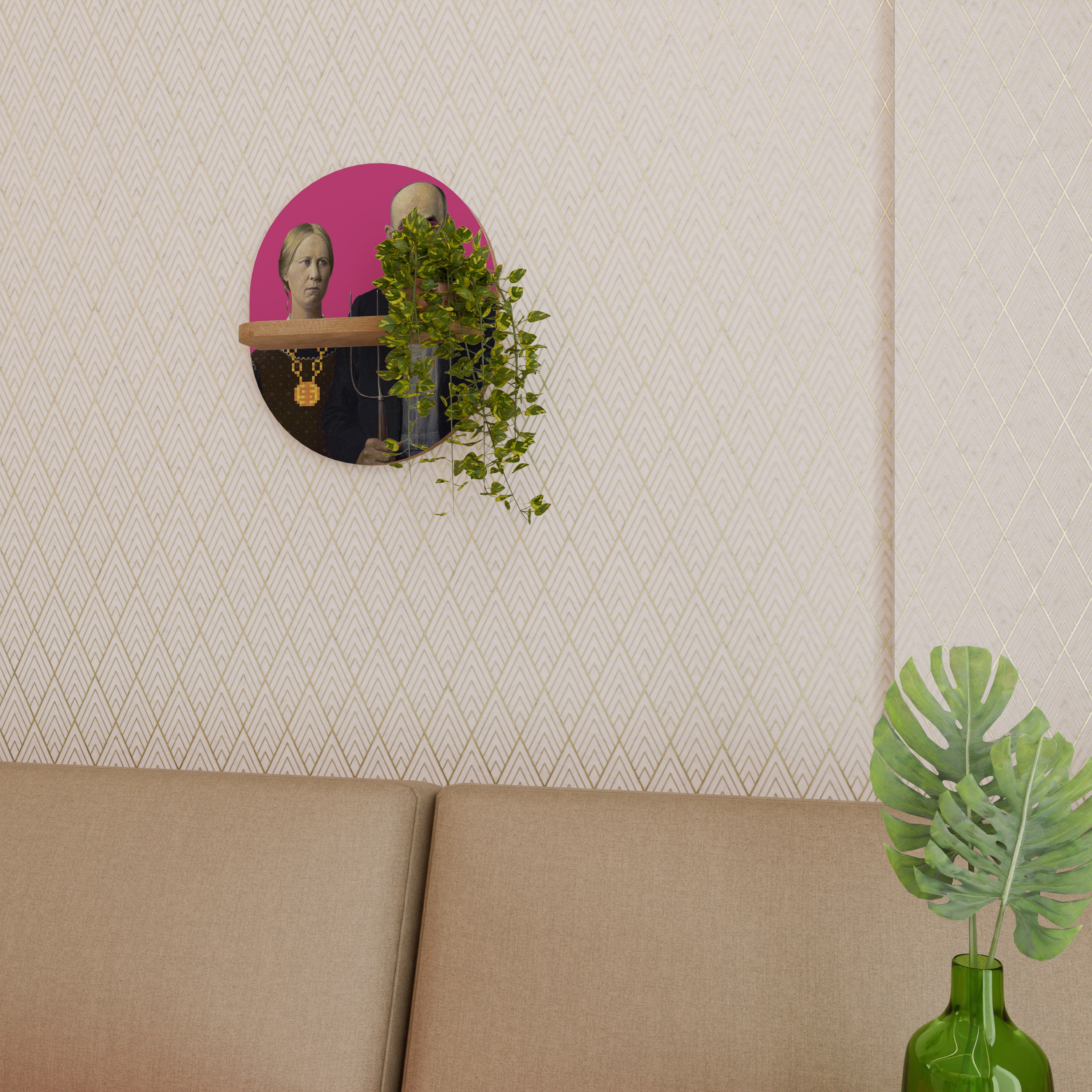 AMERICAN GOTHIC BLING Designová police