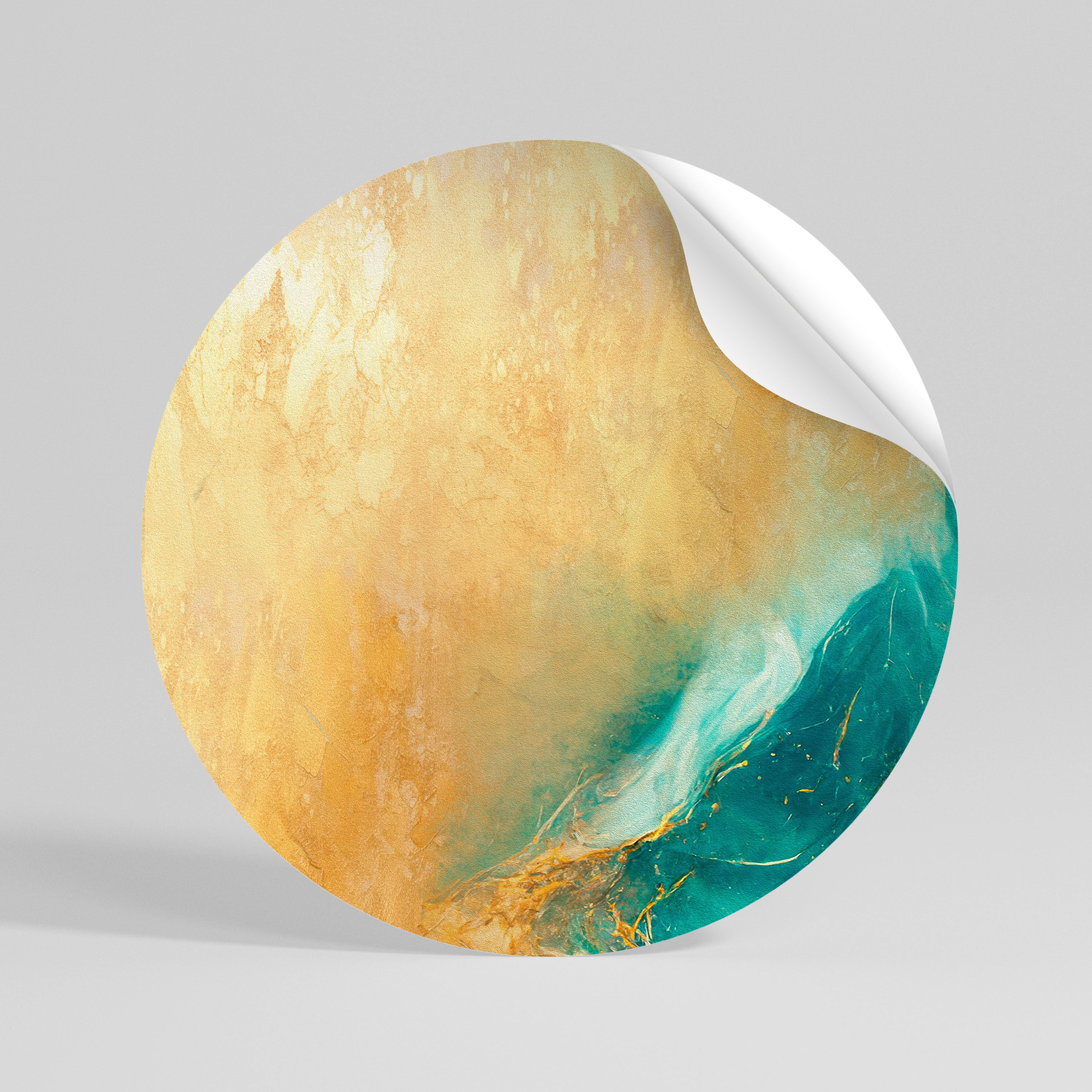 AZURE DREAMS Kulatá samolepka