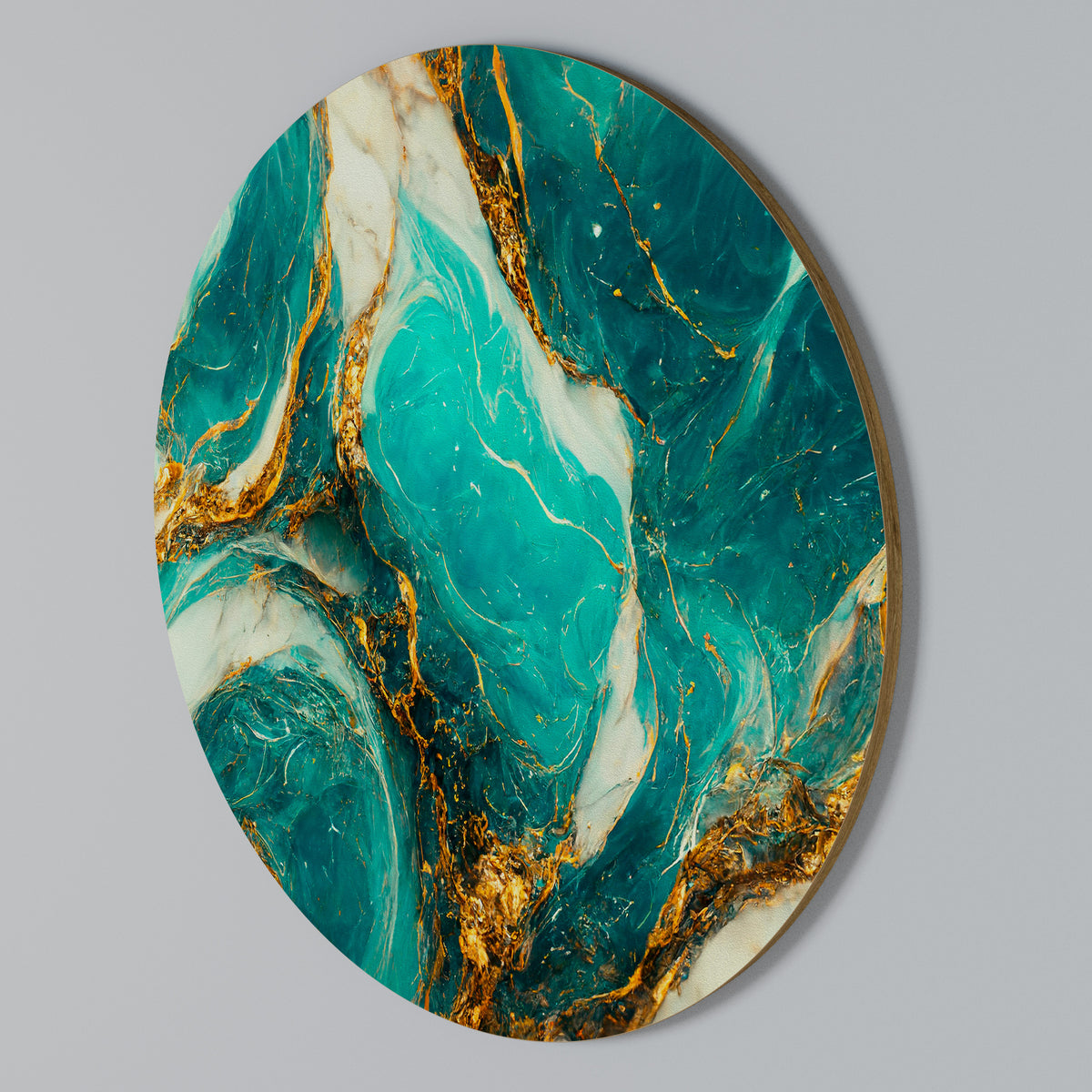 GILDED WHISPERS Kulatá nástěnná dekorace