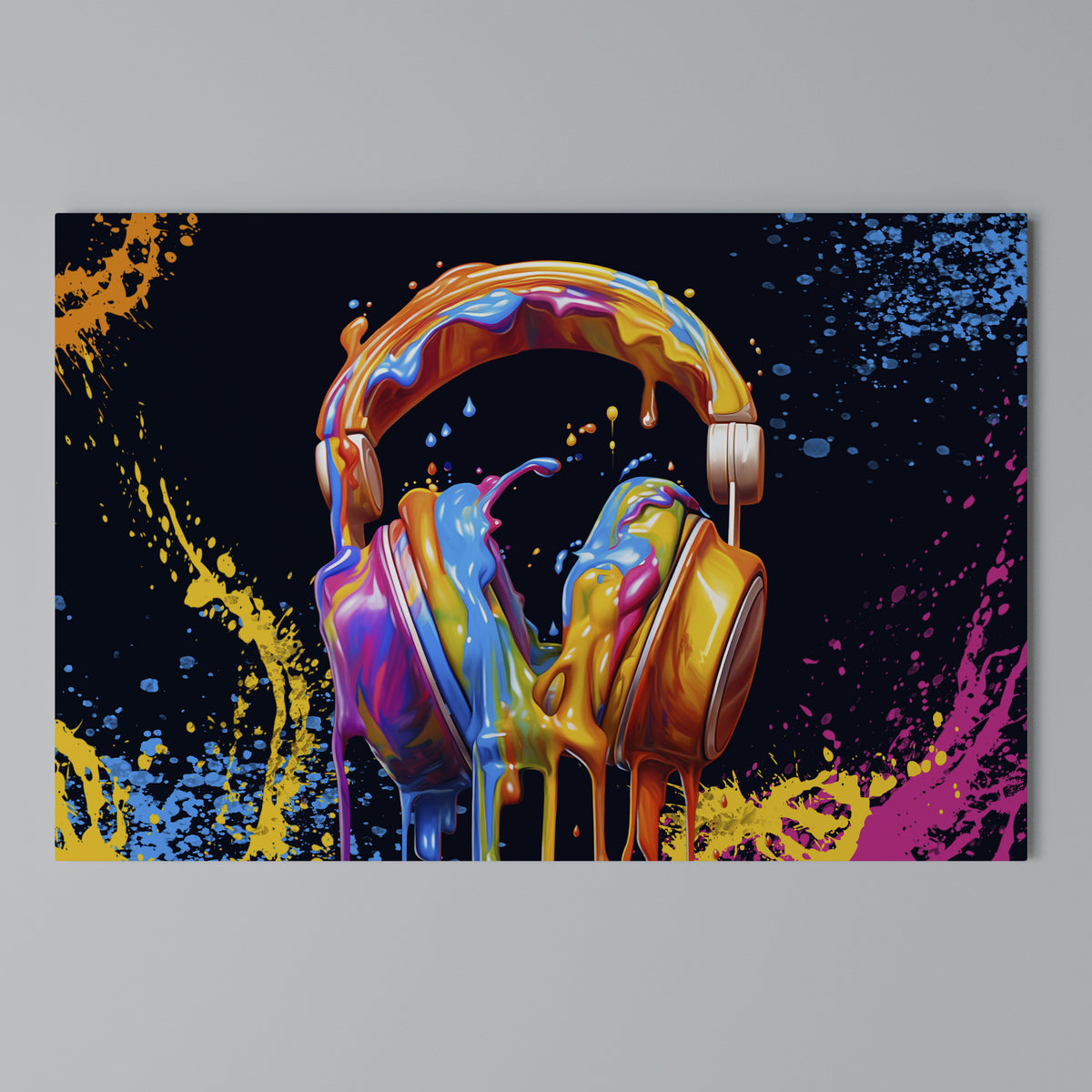 MUSIC IS MY EXTASY Horizontal Canvas Print