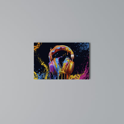 MUSIC IS MY EXTASY Horizontal Canvas Print
