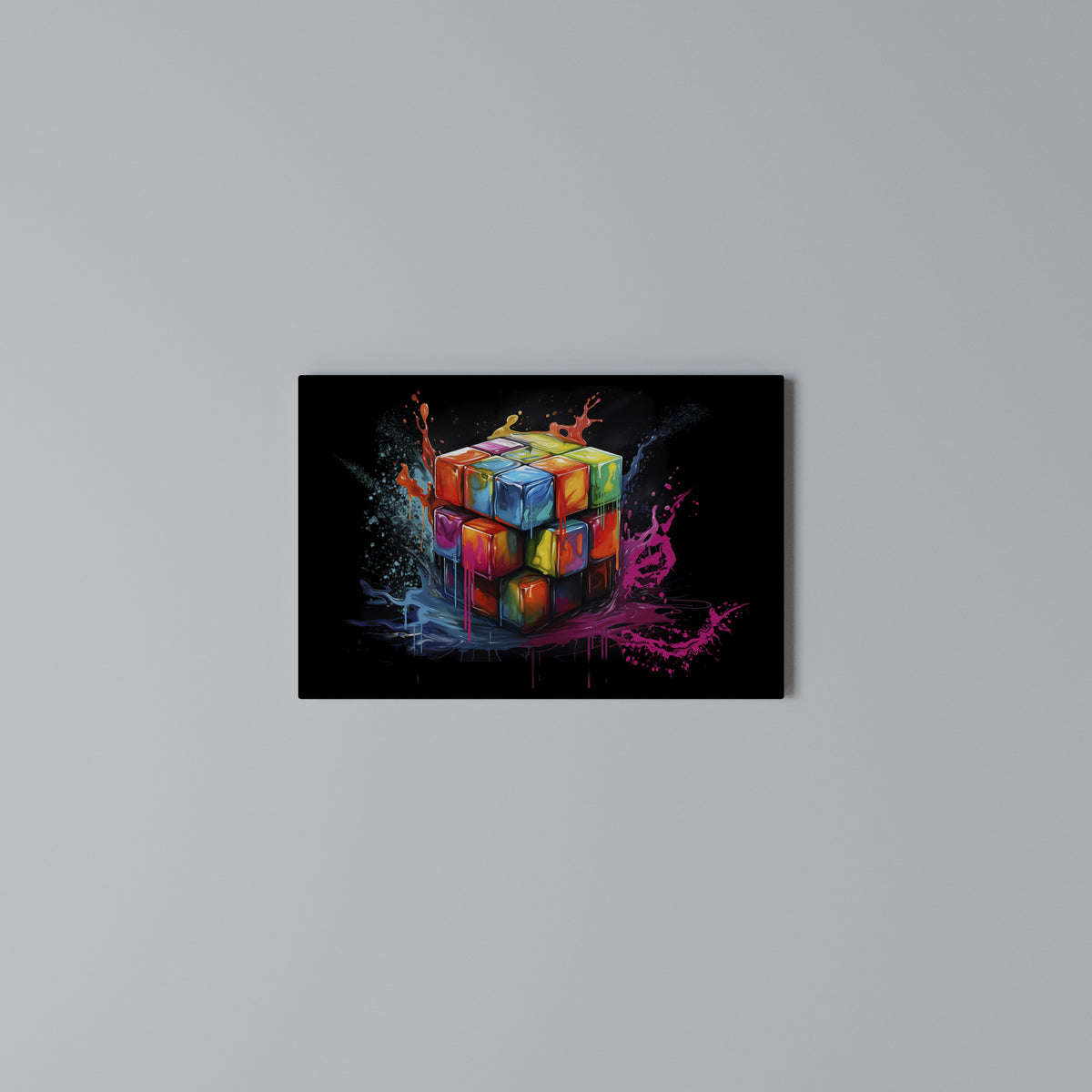CUBE FUSION Horizontal Canvas Print