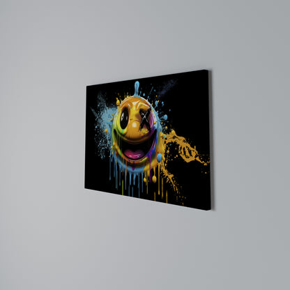 TRIPPY HAPPINESS Horizontal Canvas Print