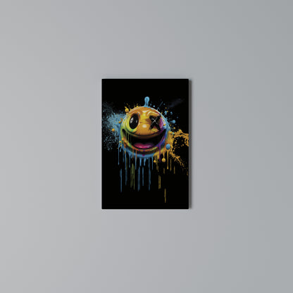TRIPPY HAPPINESS Vertical Canvas Print