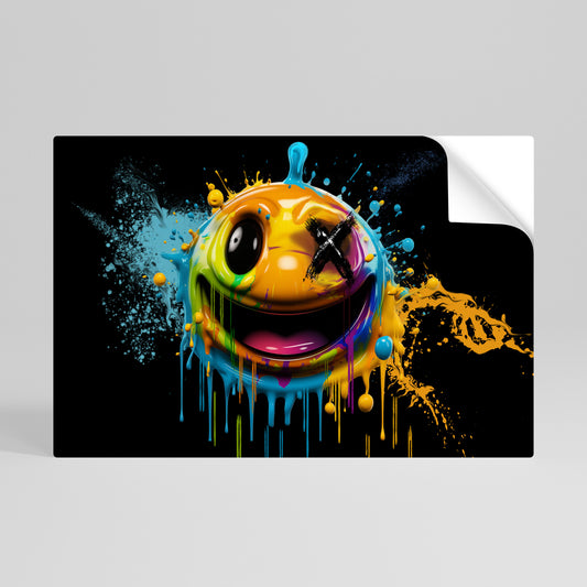TRIPPY HAPPINESS Vodorovný samolepicí plakát