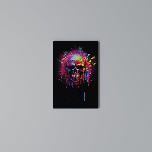 SKULL QUEST Vertical Canvas Print