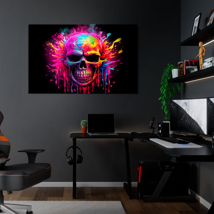 SKULL QUEST Horizontal Canvas Print