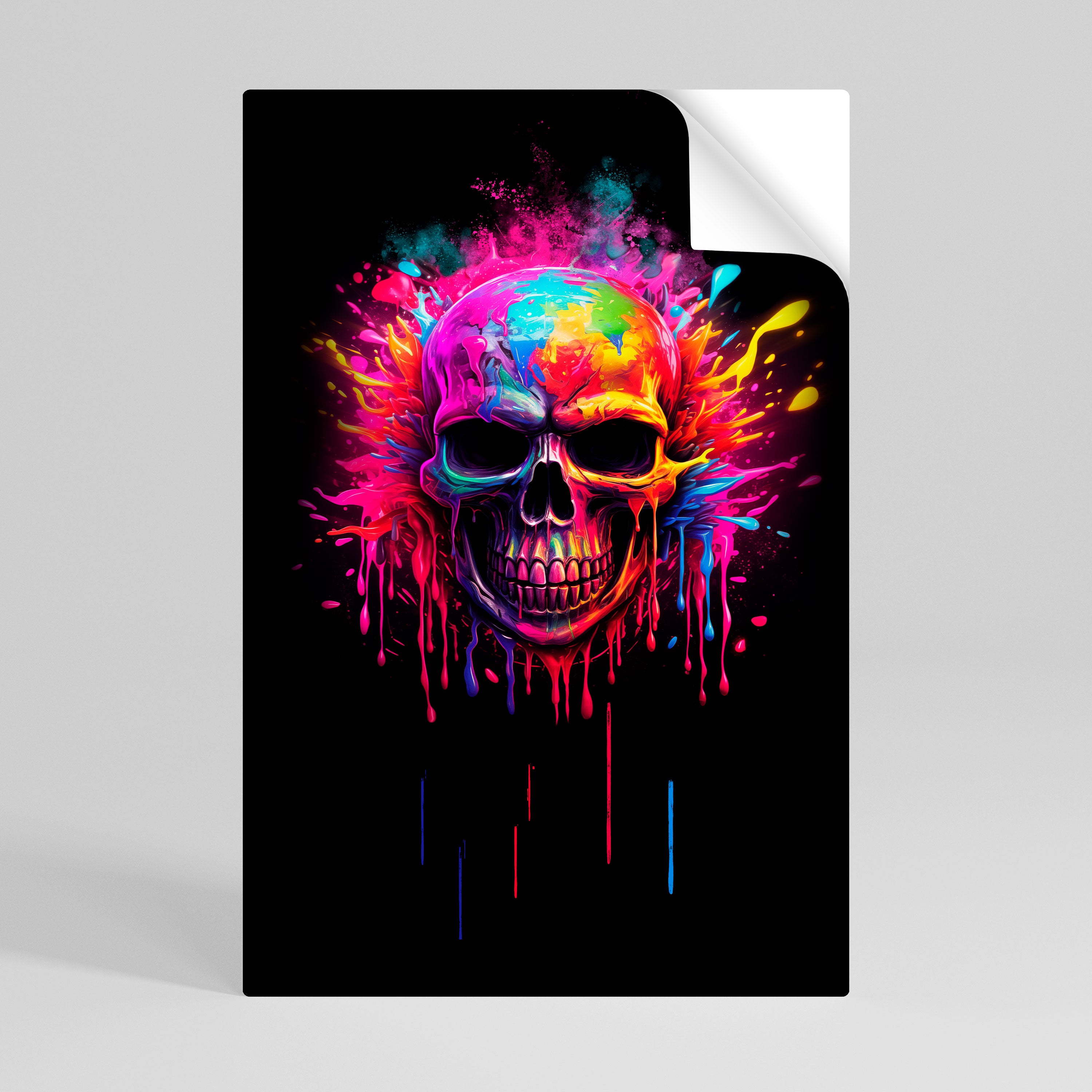 SKULL QUEST Svislý samolepicí plakát