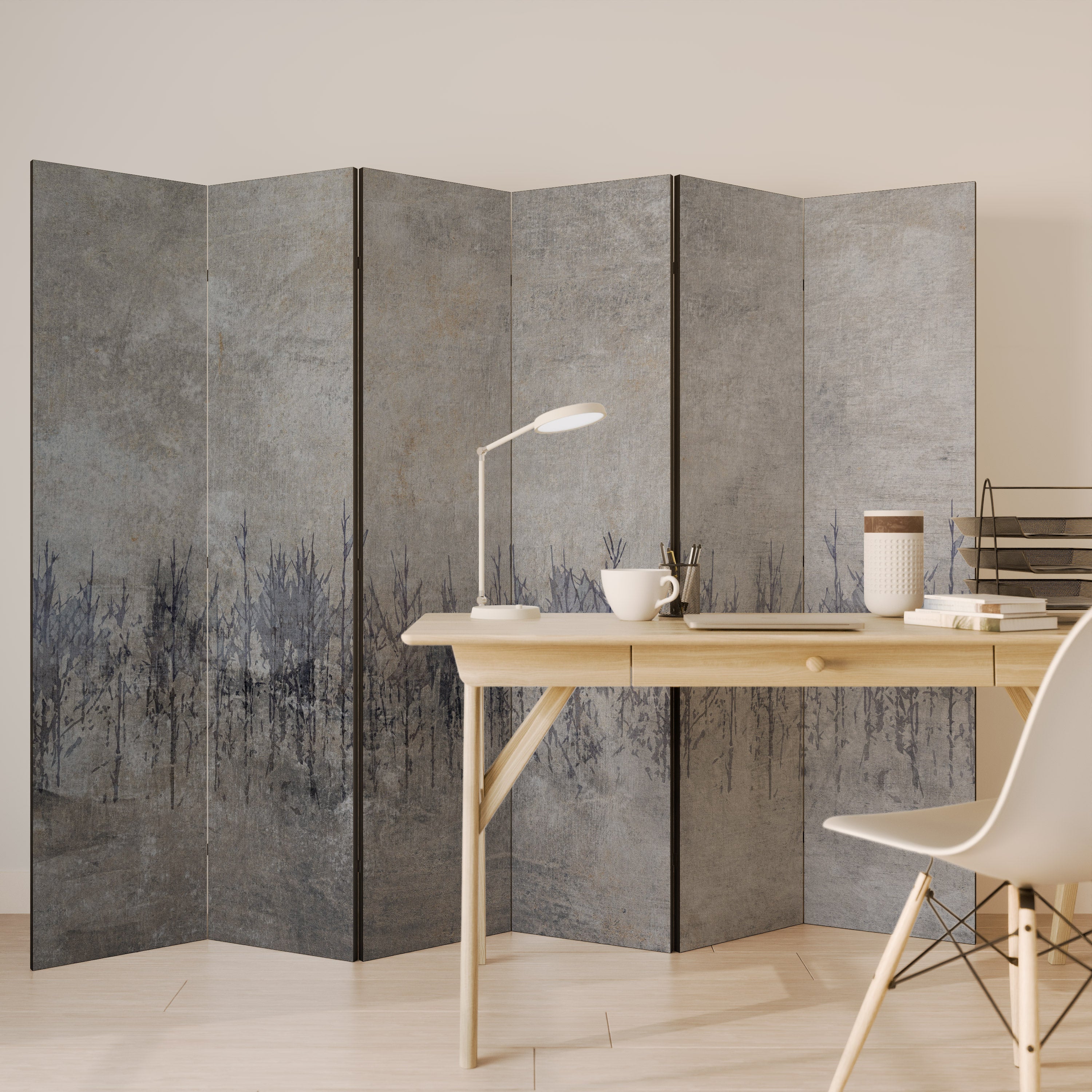 GHOSTS OF NATURE 6-Panel Room Divider