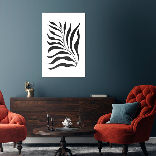 SHADOW PLANT Vertical Canvas Print