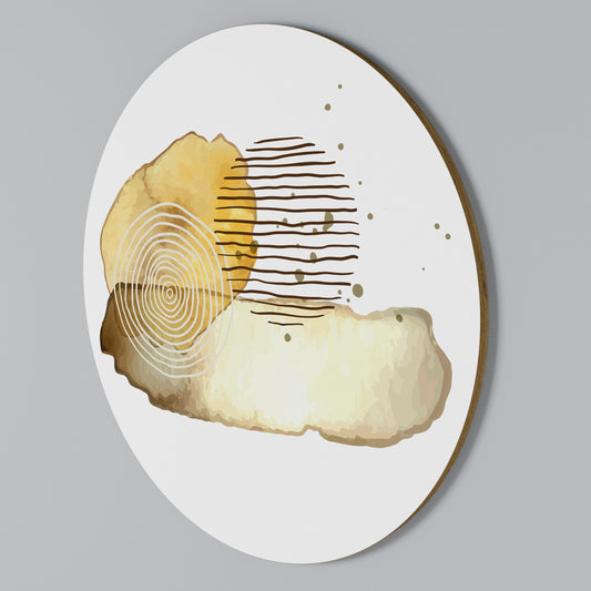 TRANSCENDENT TONES Kulatá nástěnná dekorace