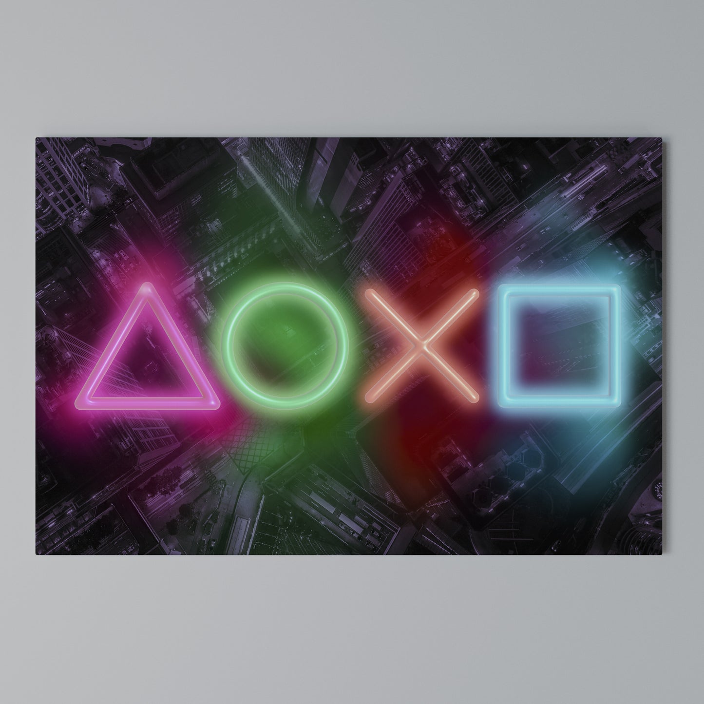 CYBERPUNK CHRONICLE Horizontal Canvas Print