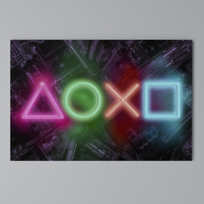 CYBERPUNK CHRONICLE Horizontal Canvas Print