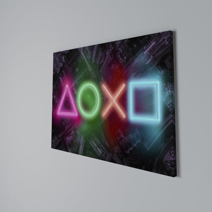 CYBERPUNK CHRONICLE Horizontal Canvas Print