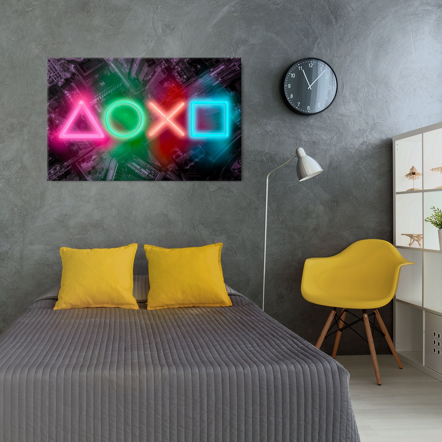 CYBERPUNK CHRONICLE Horizontal Canvas Print