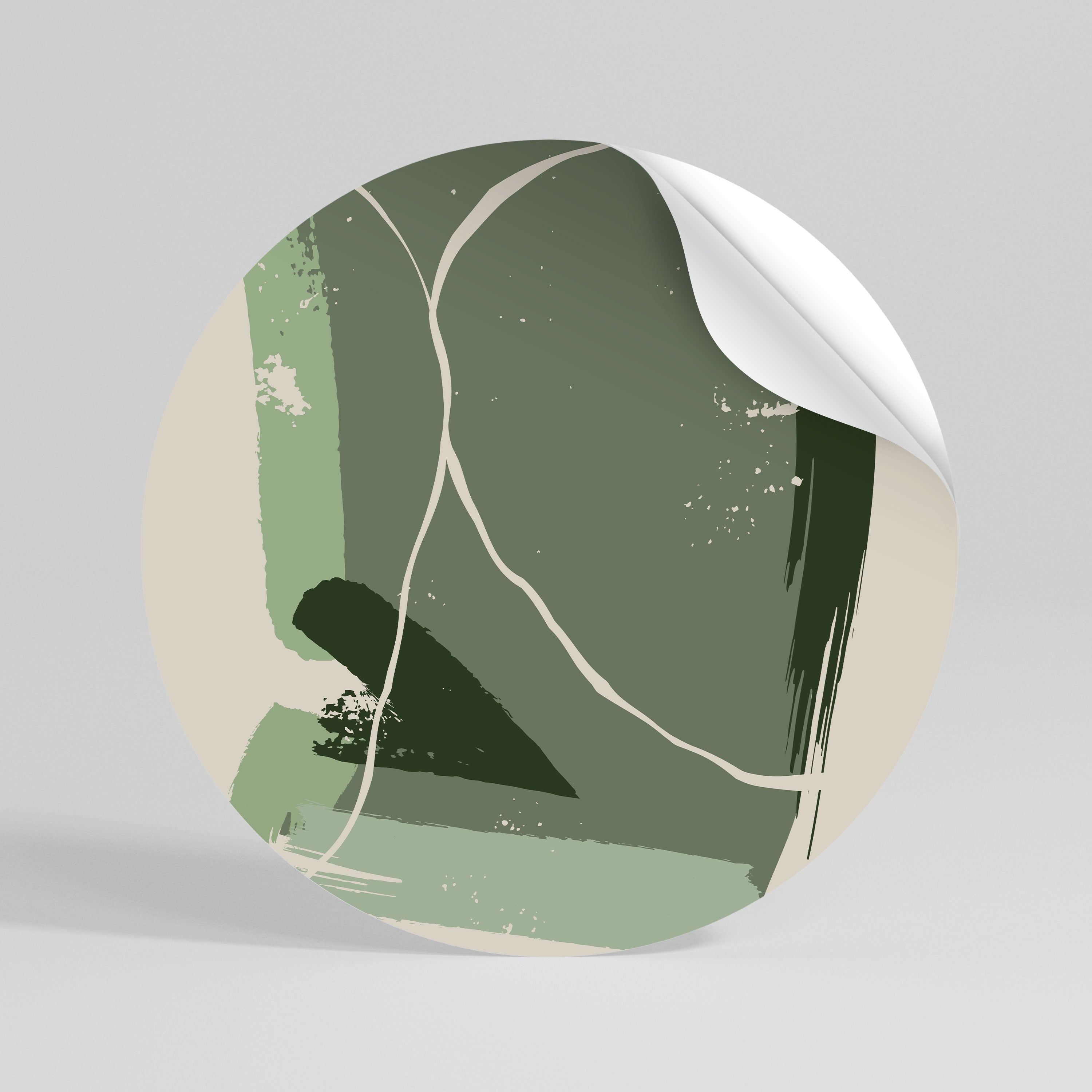 VERDANT HEAVEN Kulatá samolepka