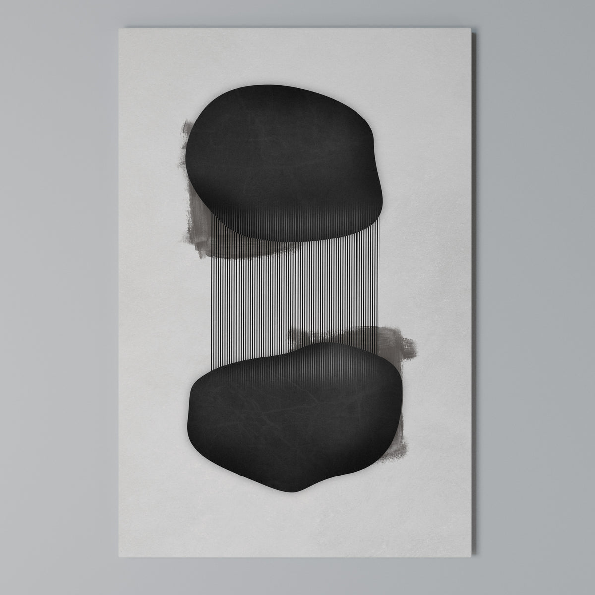 BLACK OVERTURE Vertical Canvas Print
