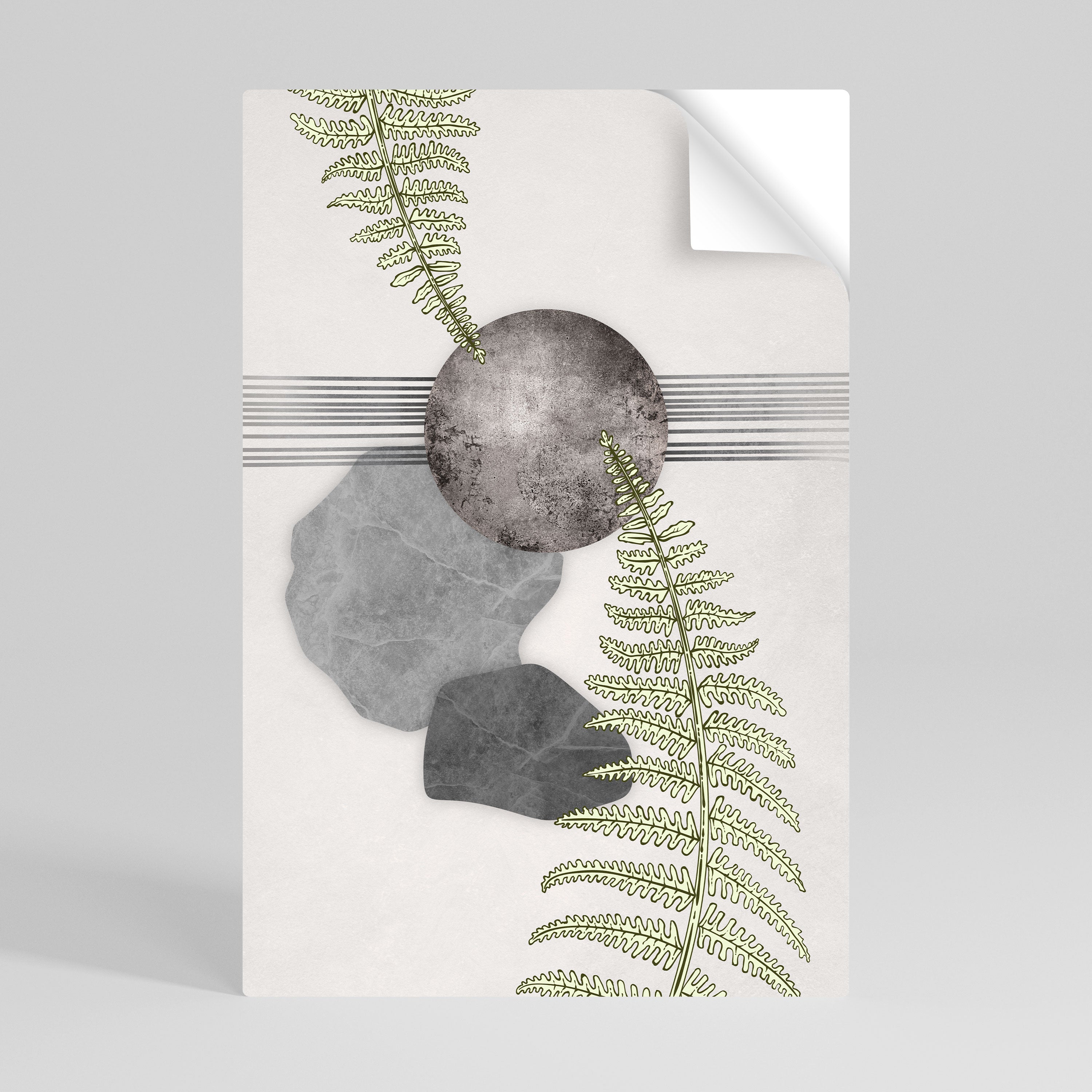 FERN MELANCHOLY Svislý samolepicí plakát
