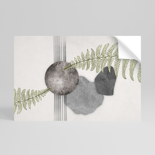 FERN MELANCHOLY Vodorovný samolepicí plakát
