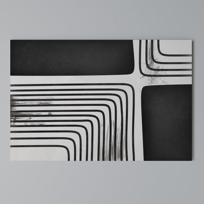 DARKSIDE OF THE LINE Horizontal Canvas Print