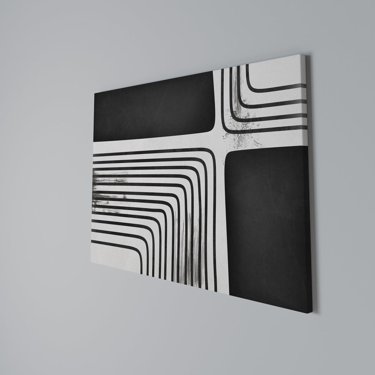 DARKSIDE OF THE LINE Horizontal Canvas Print