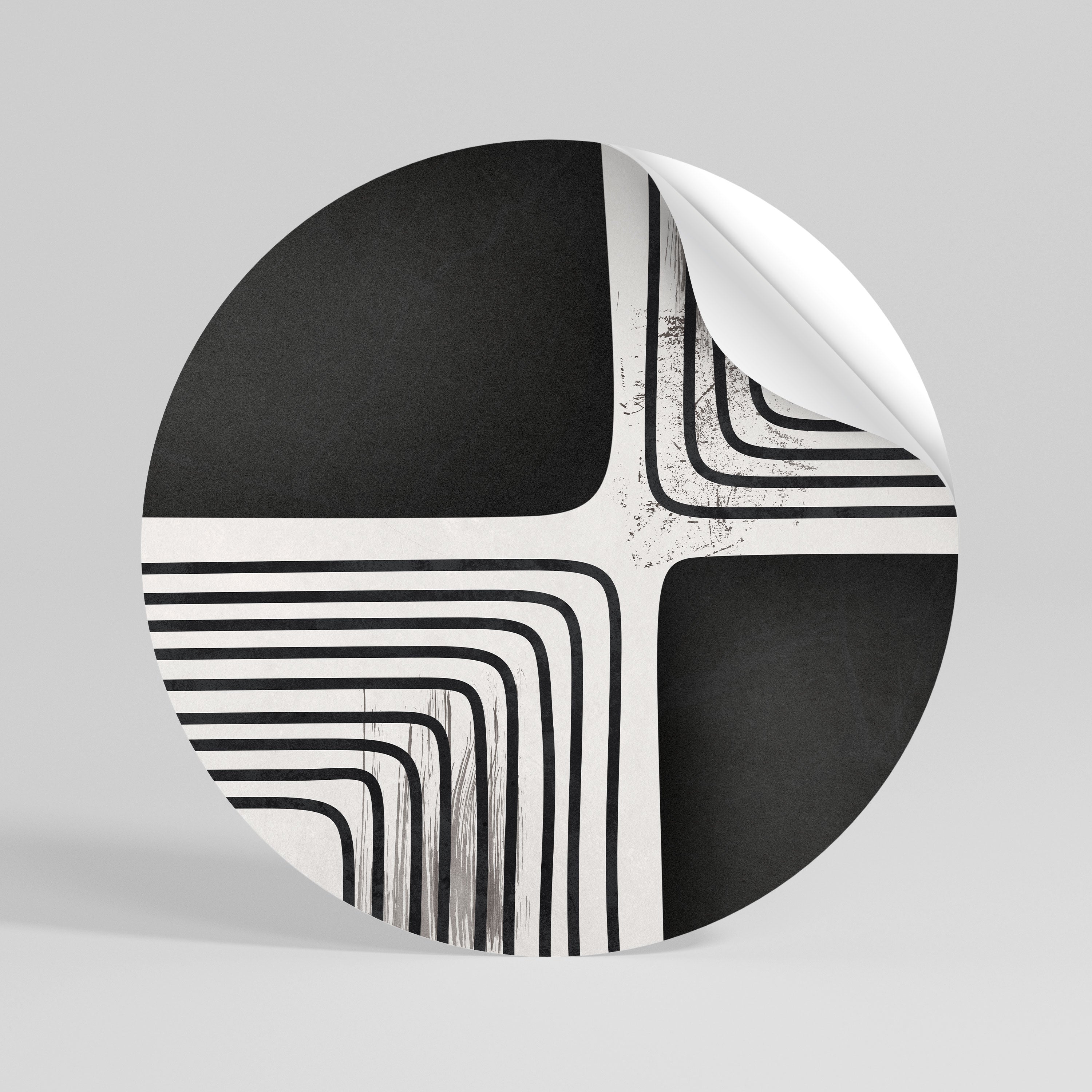 DARKSIDE OF THE LINE Kulatá samolepka