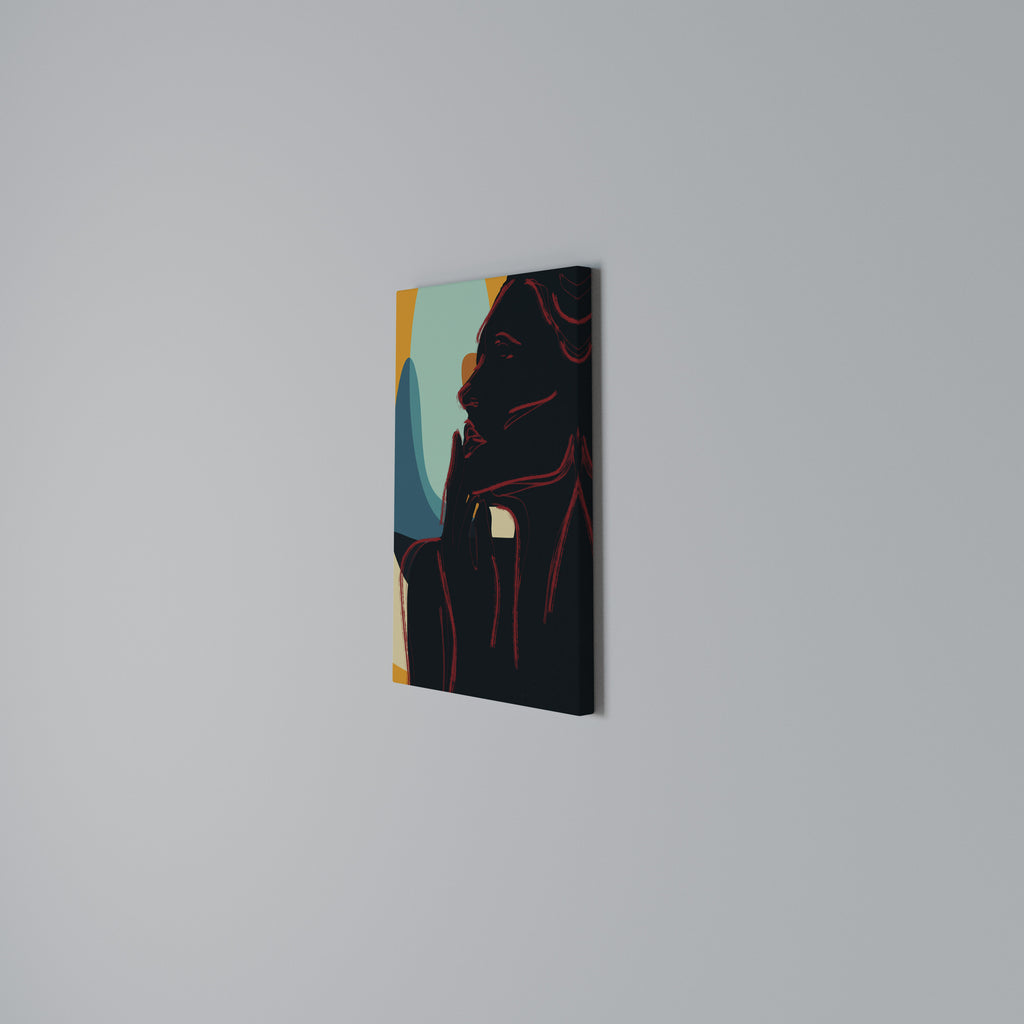 SILHOUETTE SONATA Vertical Canvas Print